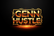 Genn Hustle Black Gold Lava Logo